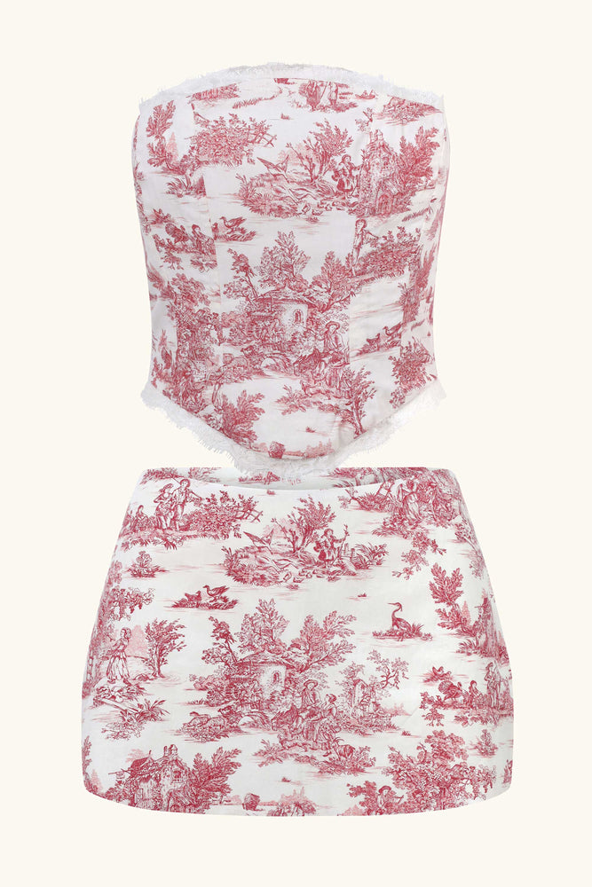 Aurora Set Red Toile ~ Rental