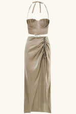 Dido & Amadi Maxi Set Chinchilla Gold Silk