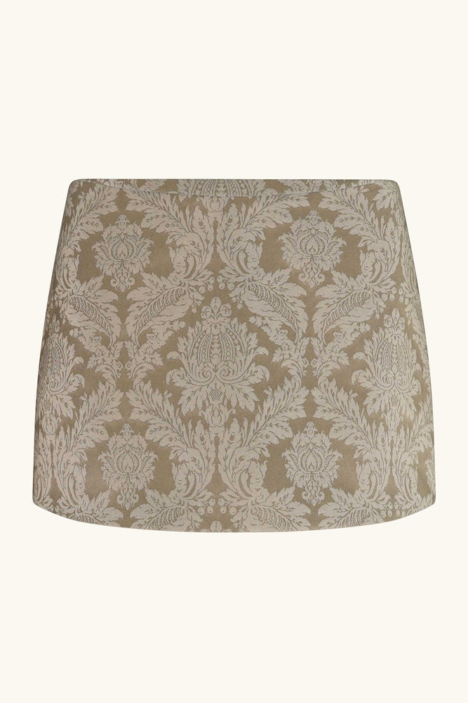 Dawn Mini Skirt ~ Honey Brocade