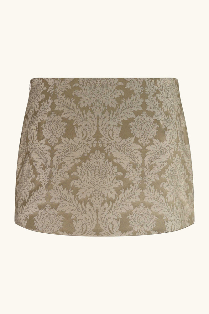 Mini-jupe Dawn ~ Brocart miel