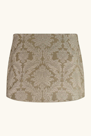 Mini-jupe Dawn ~ Brocart miel