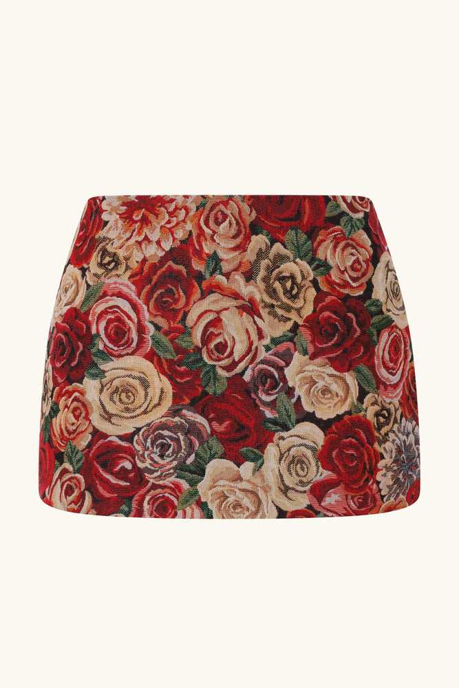 Dawn Mini Skirt ~ Rose