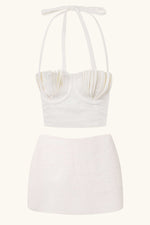 Dido &amp; Dawn Mini Ensemble Lin Blanc