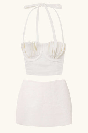 Dido &amp; Dawn Mini Ensemble Lin Blanc