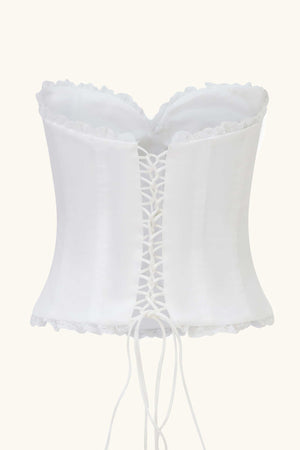 Mademoiselle Corset White Lace