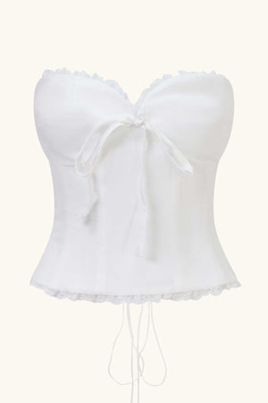 Mademoiselle Corset White Lace