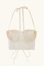 Dido Bustier Ivory Silk