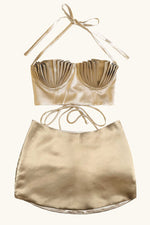 Dido & Dawn Silk Mini Set Chinchilla