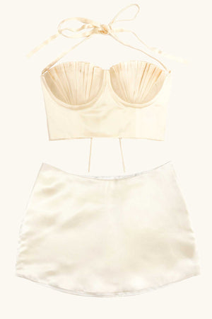 Dido & Dawn Silk Mini Set Ivory White