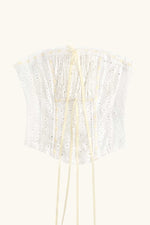 Cosette Corset  ~ White Broderie Anglaise