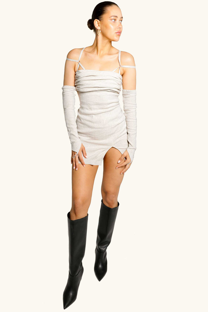 Orissa Dress Oyster
