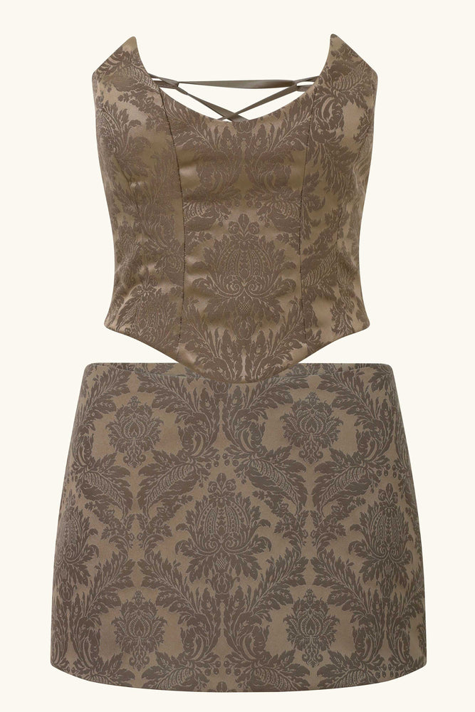 Niara Set  ~ Chocolate Brocade