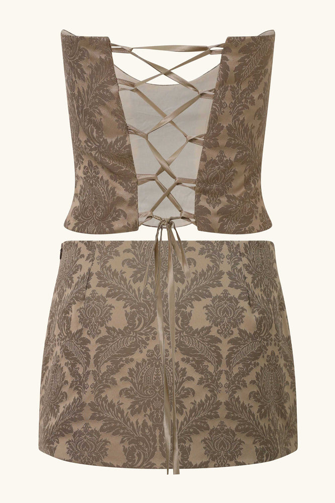 Niara Set  ~ Chocolate Brocade