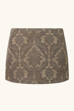 Dawn Mini Skirt ~ Chocolate Brocade
