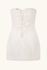 Seashell Mini Dress Ivory White
