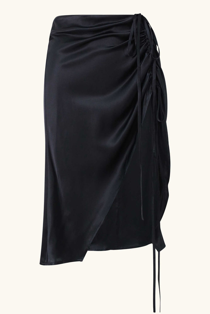 Amadi Midi Skirt Black