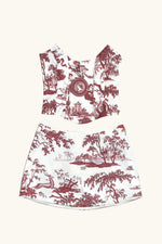 Niara Set  ~ Burgundy Cherubs