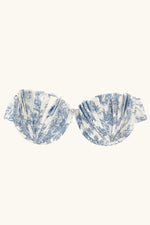 Brassière Coquillage Toile Bleue