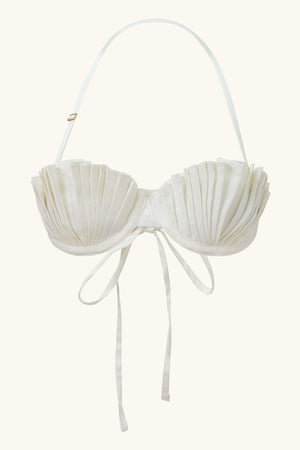 
            
                Load image into Gallery viewer, Seashell Bra Top Ivory White
            
        