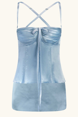 Amira & Dawn Silk Mini Set Cinderella Blue