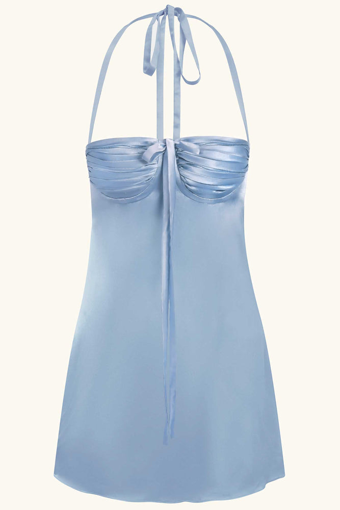 
            
                Load image into Gallery viewer, Angelina Dress Cinderella Blue Silk
            
        