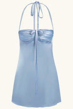 Angelina Dress Cinderella Blue Silk