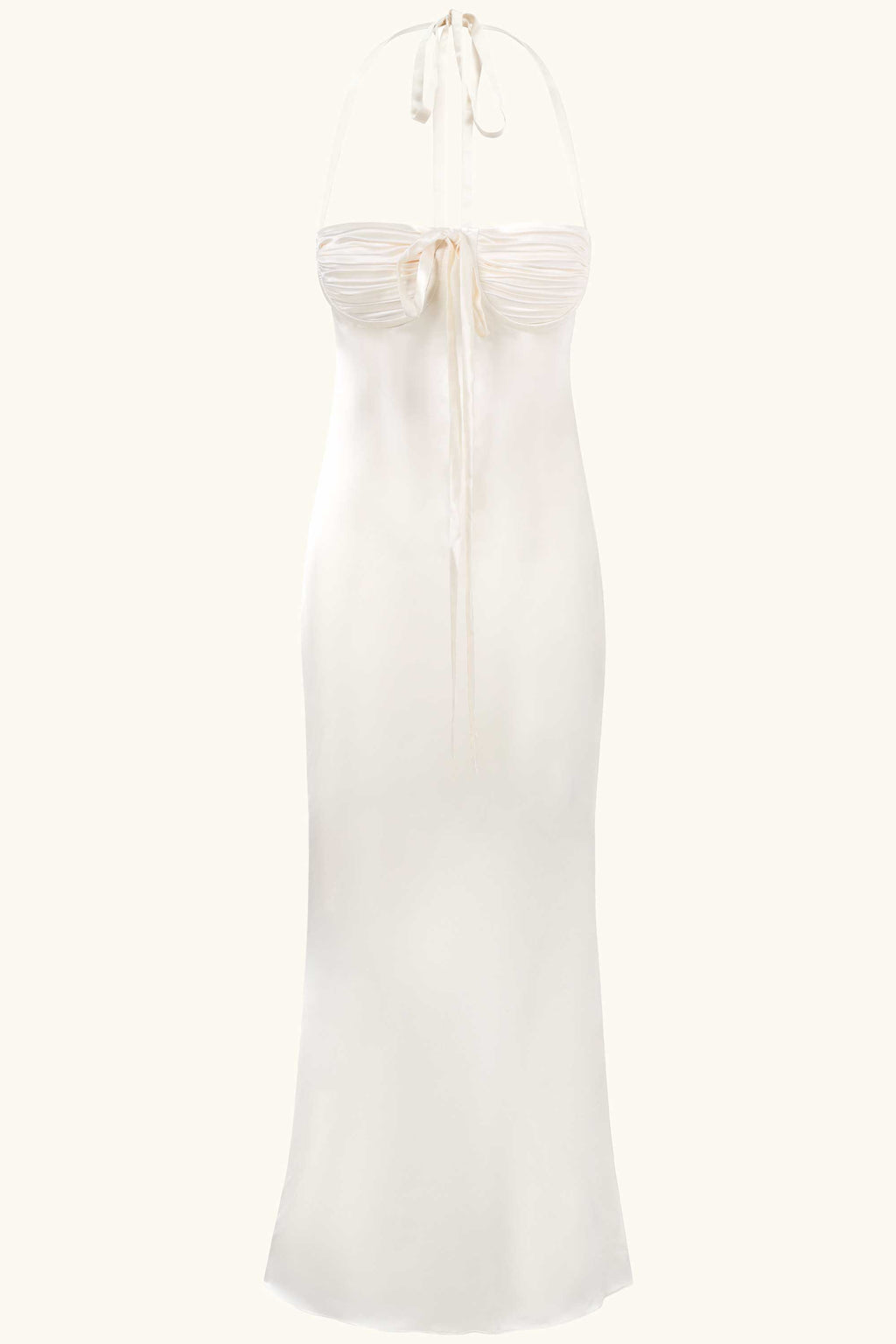 Plain white silk dress sale