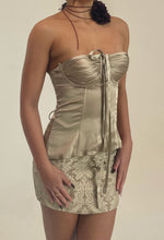 Dawn Mini Skirt ~ Honey Brocade