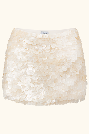Dawn Mini Skirt ~ Mother of Pearl