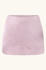 Dawn Mini Skirt ~ Dusk Pink Silk