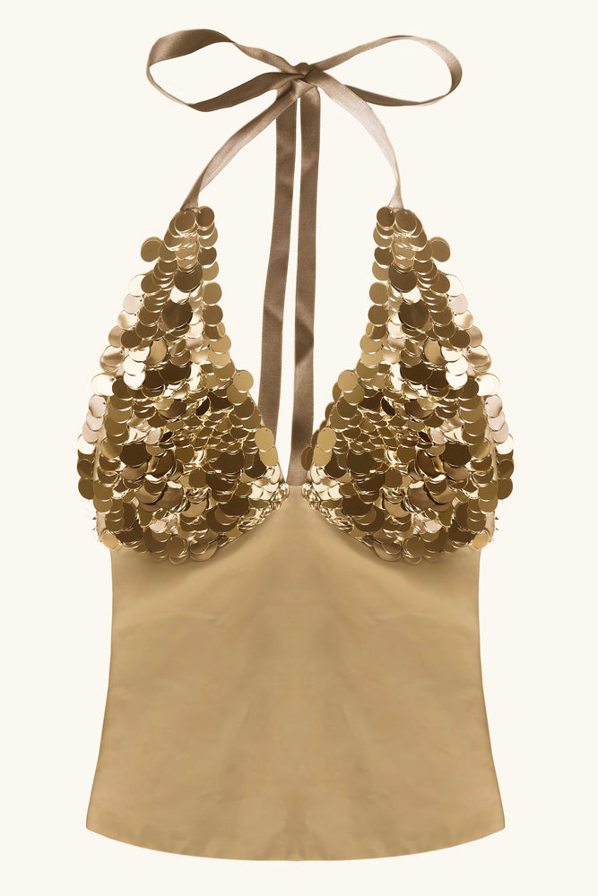 Brassière Coquillage Blanc Ivoire