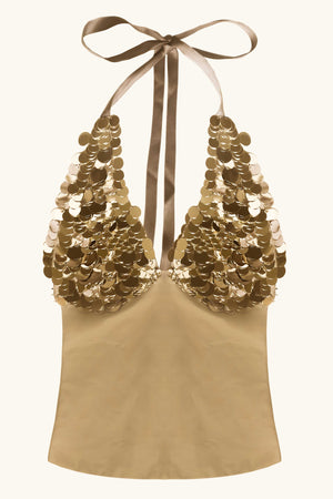 Brassière Coquillage Blanc Ivoire
