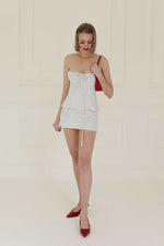 Amira & Dawn Mini Set White Polka Cotton