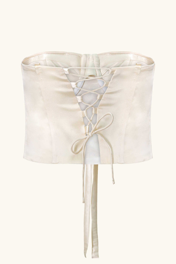 Odette & Dawn Silk Mini Ivory