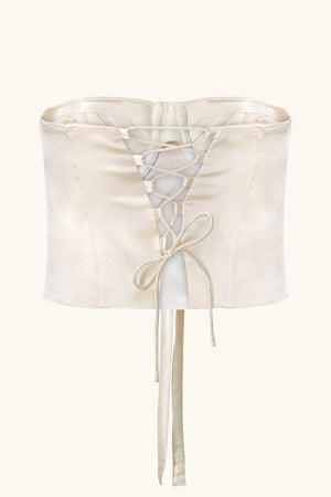 Odette & Dawn Silk Mini Ivory