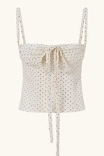 Amira Bustier Ivoire Blanc