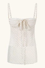 Amira & Dawn Mini Set White Polka Cotton