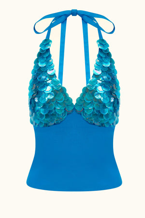 Siren Top ~ Turquoise Mother of Pearl