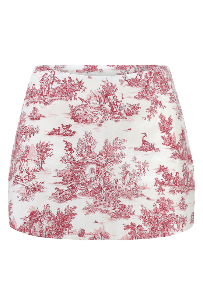 Niara Set  ~ Red Toile
