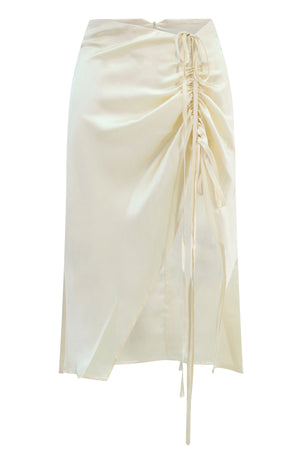 Dido & Amadi Silk Midi Set Ivory White