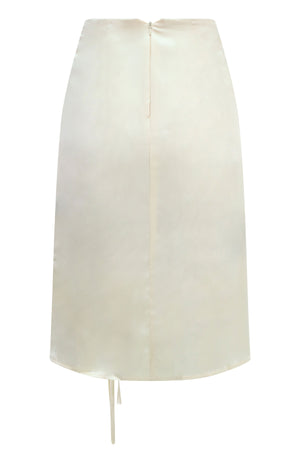 Dido & Amadi Silk Midi Set Ivory White