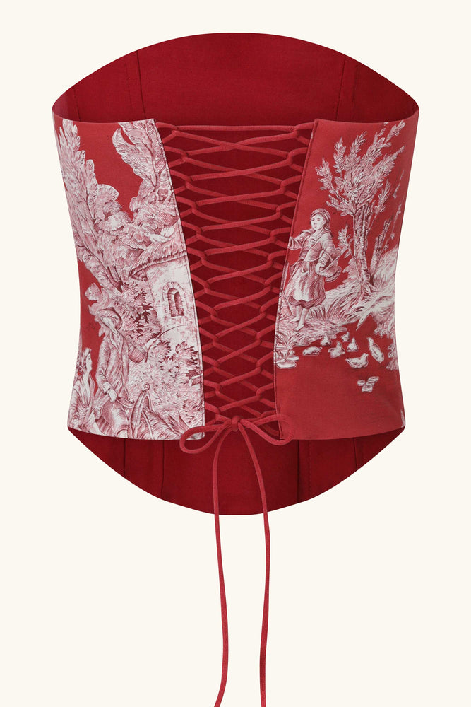 Corset Aurore ~ ​​Rouge