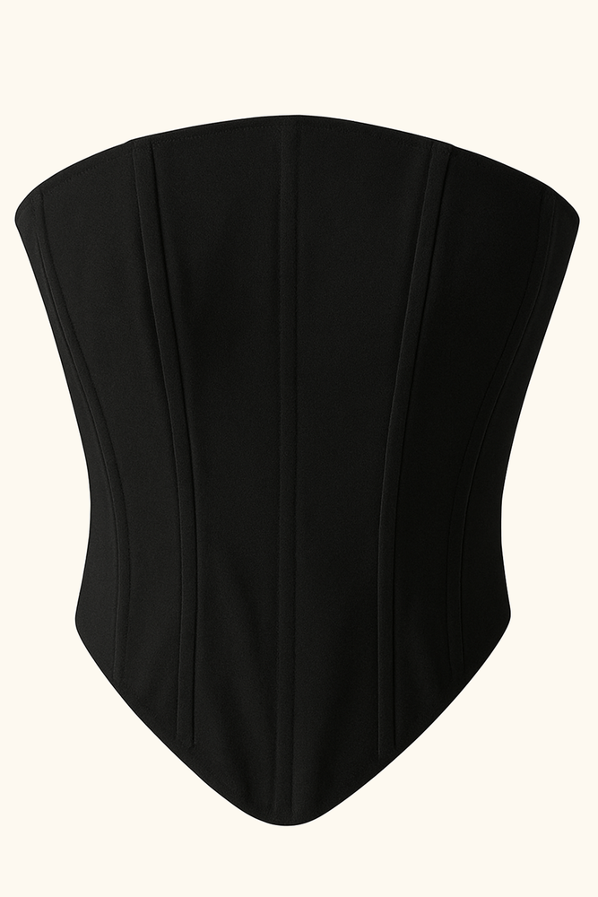 Aurora Corset  ~ Black Cotton