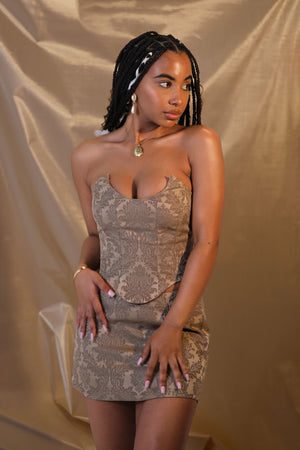 Niara Set  ~ Chocolate Brocade
