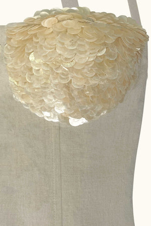 Amira Bustier Ivoire Blanc