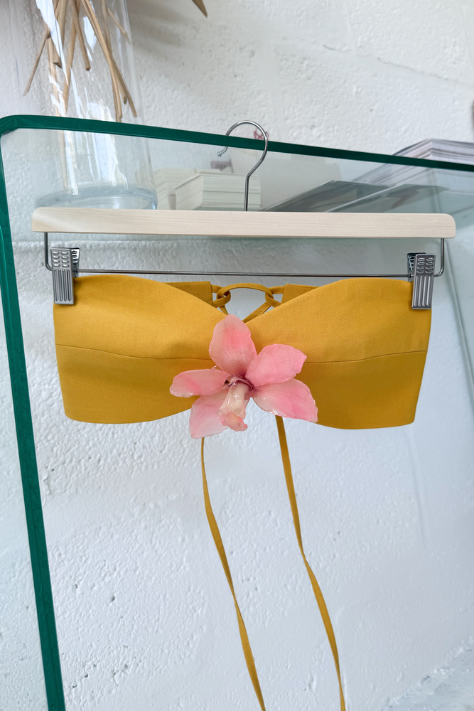 De La Mer Bralette ~ Canary Orchid