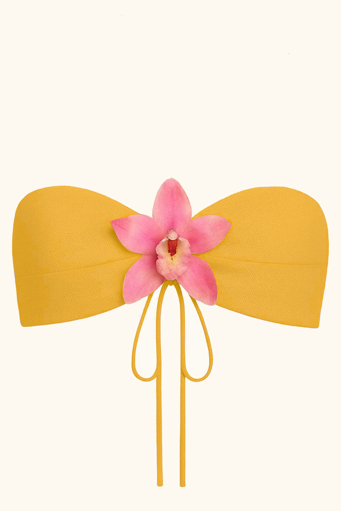 De La Mer Bralette ~ Canary Orchid