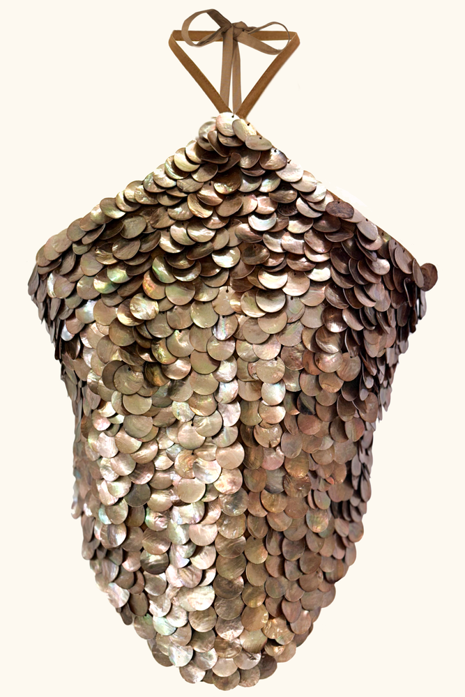 Faerie Halter Top ~ Chocolate Mother of Pearl