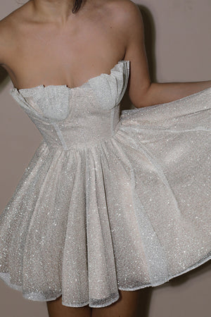 Sparkle Seashell Flare Dress