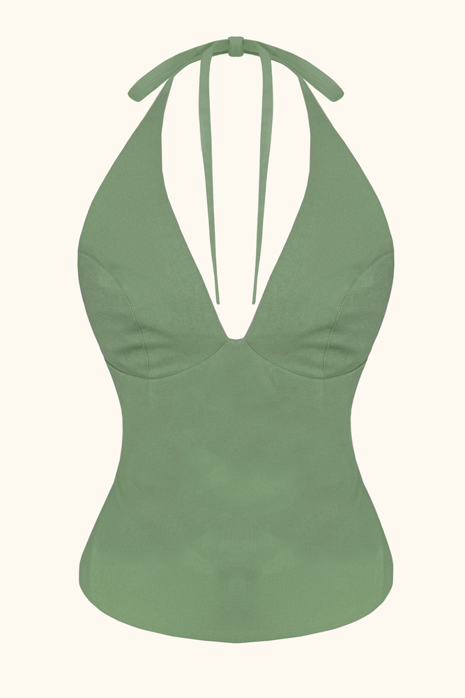 Siren Top ~ Jade Green